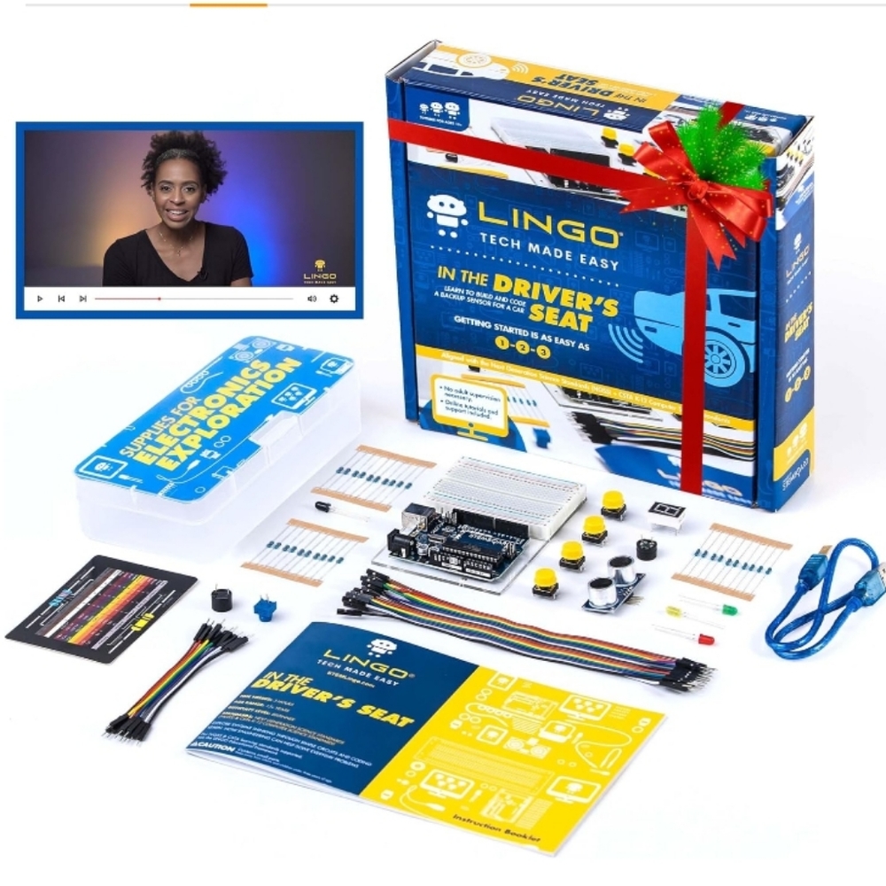 LINGO STEM Coding Kit - Build & Code Your Own Backup Sensor for Cars NWOT